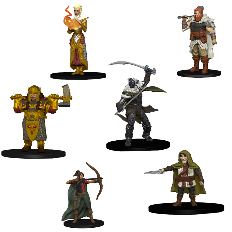 D d товары. Dungeons and Dragons миниатюры. Миниатюры d&d Starter Set. Данжеон энд Драгонс фигурки. Hobby World Dungeons Dragons фигурки.