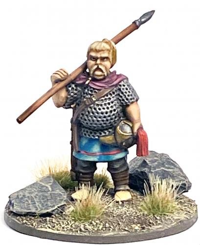 SAGA SV01c Viking Warlord [C] (Age of Vikings) Warrior Lord Commander  Miniature