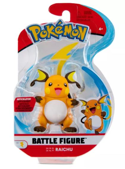 Pokemon Battle Figure 8 Pack - Features 2-Inch Pikachu, Eevee, Appletun,  Growlithe, Mimikyu, Togepi, 3-Inch Raichu & Hawlucha - Authentic Details